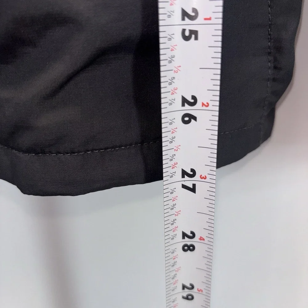 The North Face Men's Black Lightweight Full Zip Windbreaker Jacket Size Small